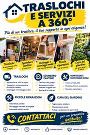 TRASLOCHI, SGOMBERO CANTINE E SERVIZI VARI
