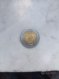 MONETA 500 LIRE CENTENARIO BANCA D'ITALIA