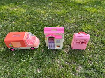 Barbie bambole vestiti csmper casa etc