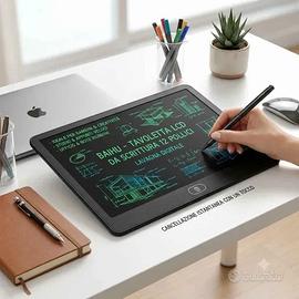 Tavoletta Grafica LCD 12 Pollici Rosa Nuova