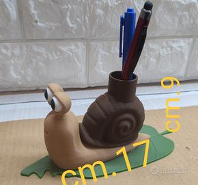 SAFARINO3D Figurino LUMACA PORTA PENNE stampa 3D