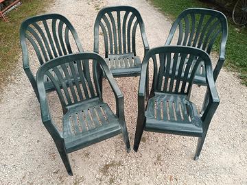 sedie in plastica da giardino 