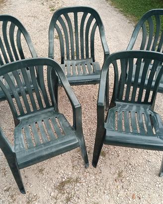 sedie in plastica da giardino 