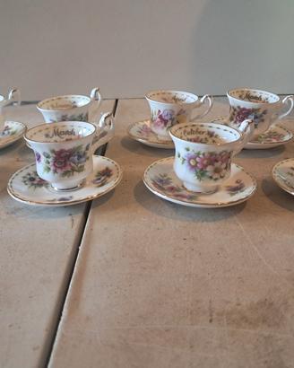 Tazzine Royal Albert flowers of the month  mignon 