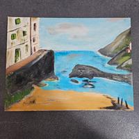 Quadro dipinto olio su tavola