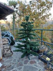 albero di natale h.1,80 cm.artificiale smontabile