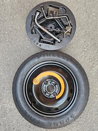 Ruotino 125/80 R15 + cric e chiave