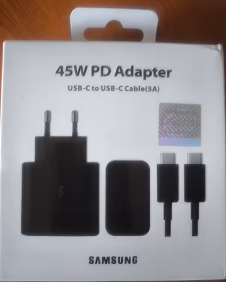 Caricabatterie Originale Samsung EP-TA845 45w Nero