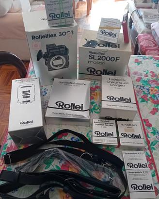 lotto rollei sl2000 / sl 3003 nuova con accessori