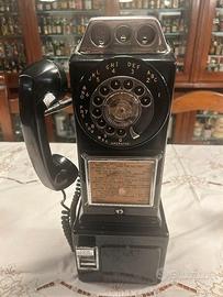 Telefono Payphone Americano USA 3 Monete - Vintage