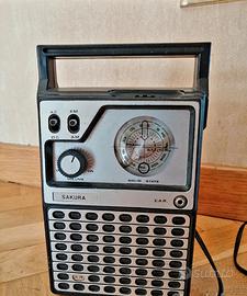 Radio portatile Vintage SAKURA anni 70/80