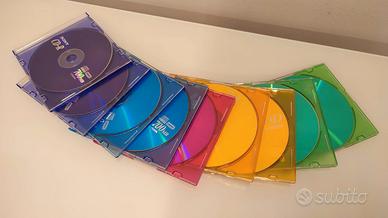 9 CD Sony Supremas, con singola custodia, colorati
