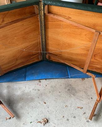 Lettino massaggi portatile artigianale oversize
