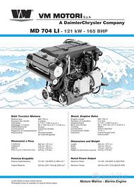 Motore vm md 704 li