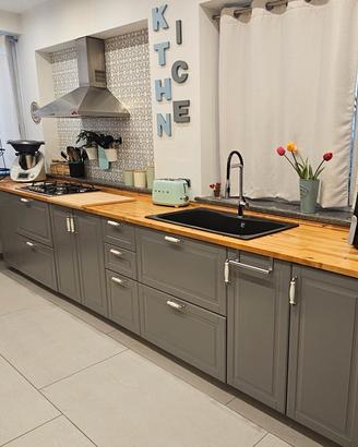 cucina moderna completa stile shabby/industrial 