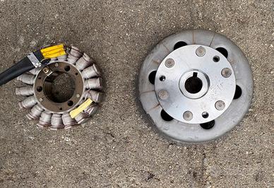 Statore e volano rotax 122