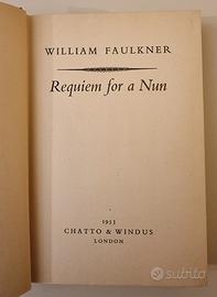 William Faulkner Requiem for a Nun Chatto & Windus