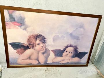Quadro con cornice "Angioletti di Raffaello" / Sta