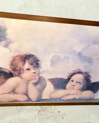 Quadro con cornice "Angioletti di Raffaello" / Sta