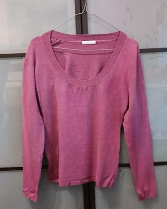 Maglia leggera Promod rosa malva 