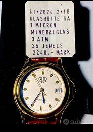 Glashütte Automatico in Oro e 25 rubini Svizzera