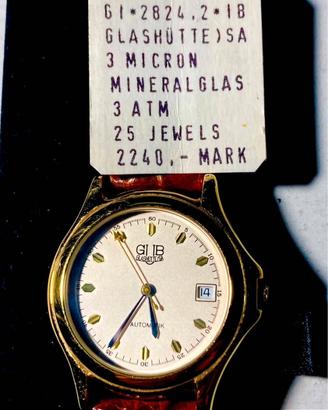 Glashütte Automatico in Oro e 25 rubini Svizzera