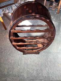 Portabottiglie in legno
