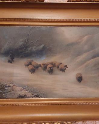 Quadro originale di Ezra Elmer Keene paesaggio