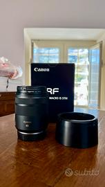 Canon rf 85mm f2 macro IS Stm. Come nuovo