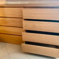 2 Cassettiere 4 cassetti