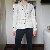 Giubbotto primaverile bianco Benetton taglia S