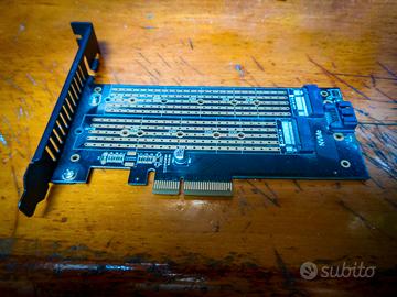2 Scheda PCI Express PCI-E 3.0 e Dual SATA