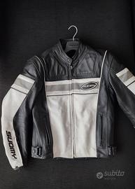Giacca da moto originale Suomy in pelle Tg.48