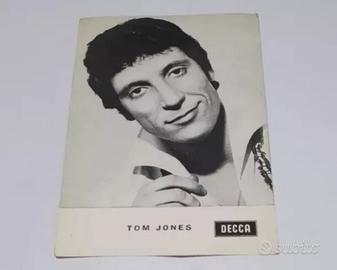 CARTOLINA ORIGINALE DECCA TOM JONES