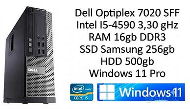PC Dell 7020 SFF ssd 256, HDD 500, 16gb RAM, w11