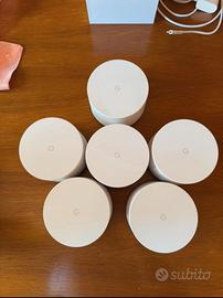 Google mesh wifi kit di 6 completo
