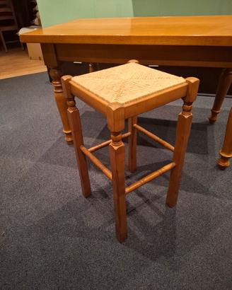 sgabelli legno castagno