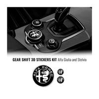Set di adesivi 3D Alfa Romeo per  Giulia / Stelvio