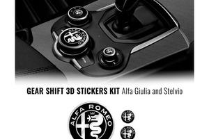 Set di adesivi 3D Alfa Romeo per  Giulia / Stelvio