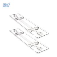 SET TARGHE PORTA CROMATE