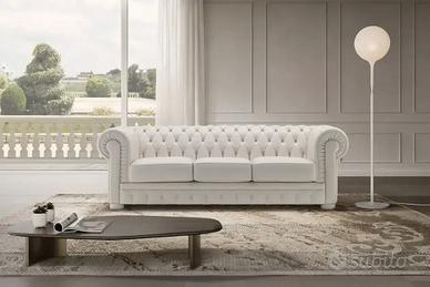 DIVANO LETTO CHESTER VERA PELLE