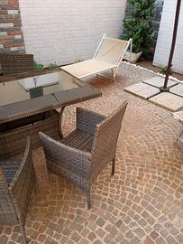 Set da giardino completo usato