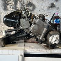 Blocco motore e differenziale per Ape cross 50