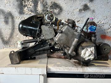 Blocco motore e differenziale per Ape cross 50