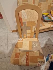 cassapanca  con tavolo 2 sedie 