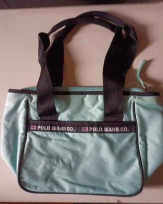 Borsa Polo Jeans Ralph Lauren azzurra