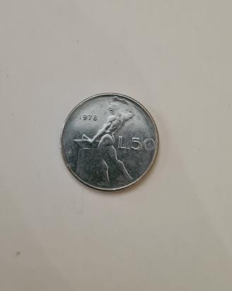50 Lire Vulcano Repubblica