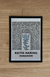 Keith Haring-poster con cornice