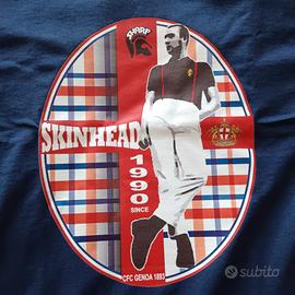 SKINHEAD GENOA 1893 S.H.A.R.P T-SHIRT RARA NUOVA 