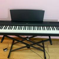 Pianoforte digitale YAMAHA P-125 + supporto